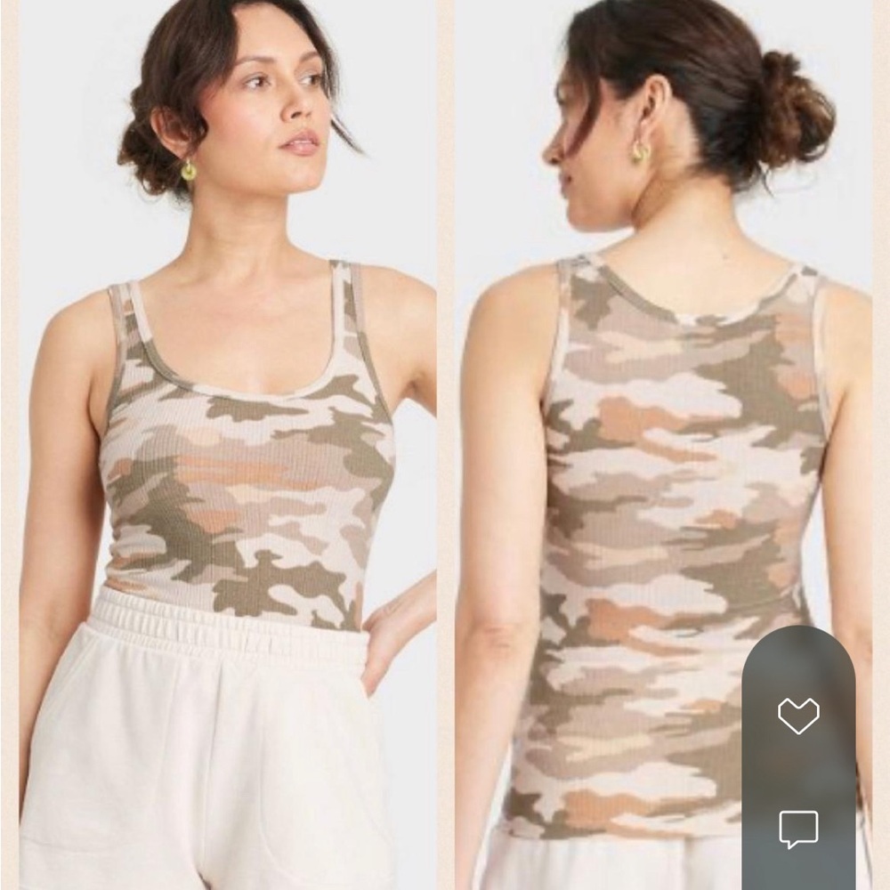 Universal thread tank top camo